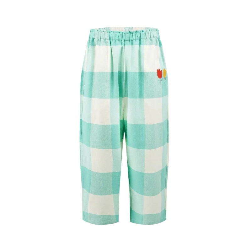 Rock Your Baby – Green Gingham Barrel Pants