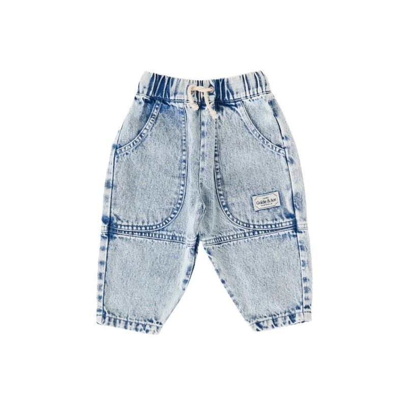 Goldie & Ace – Drew Denim Pocket Pant | Light Denim