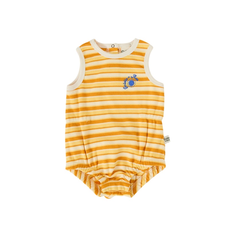 Goldie & Ace – Sunshine Stripe Bubble Romper