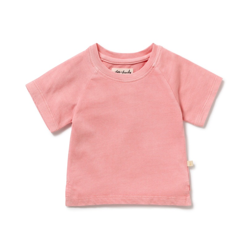 Wilson & Frenchy – Organic Dyed Tee | Rose