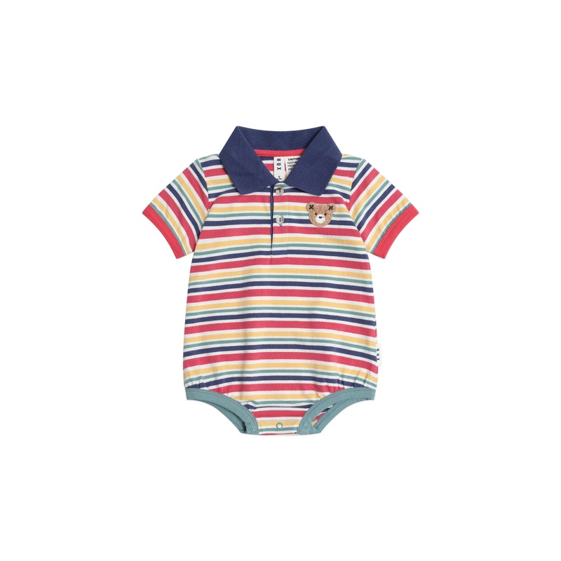 Huxbaby – Preppy Polo Romper – HB0023S25