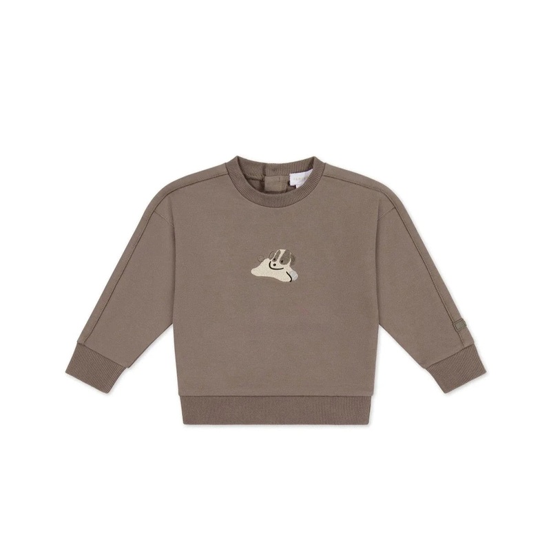 Jamie Kay George Sweatshirt – Tweed Sasha Puppy – Organic Cotton