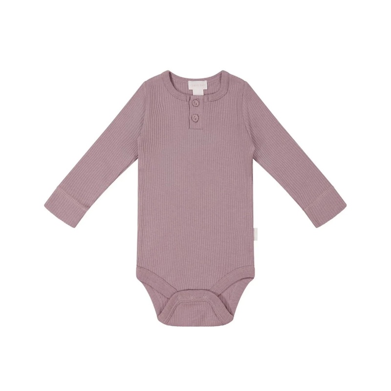 Jamie Kay Modal Long Sleeve Bodysuit – Vintage Violet – Organic Cotton
