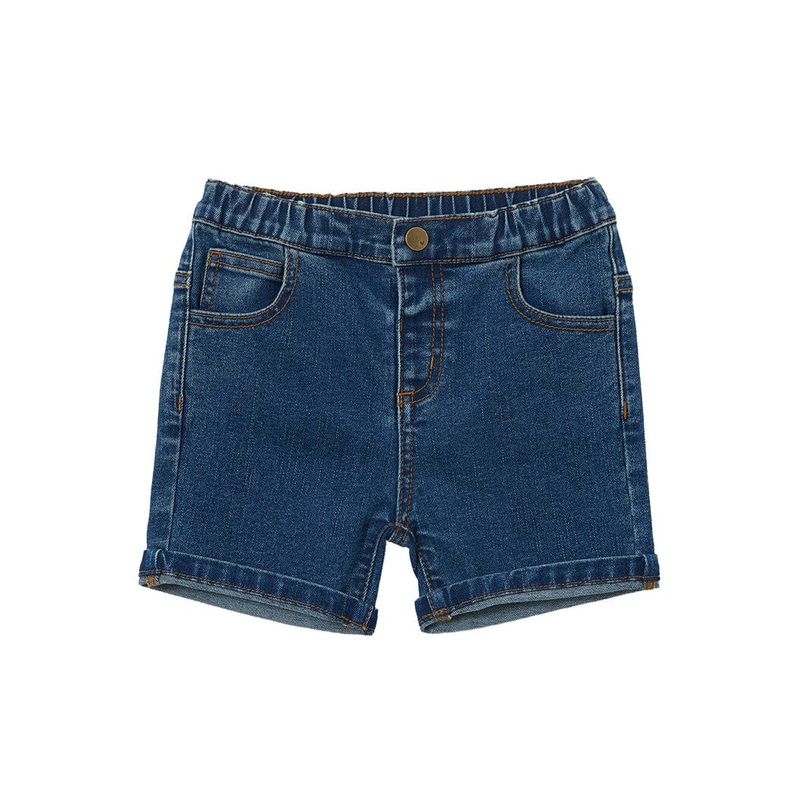 Milky – Stone Wash Denim Short