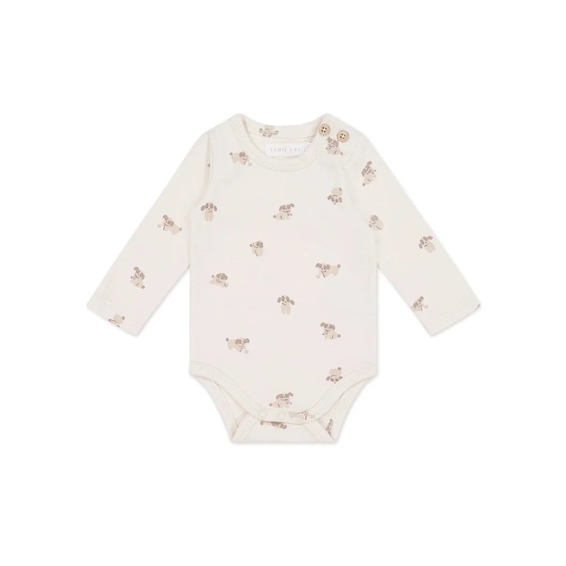 Jamie Kay Fernley Bodysuit – Sasha Puppy Tofu – Organic Cotton