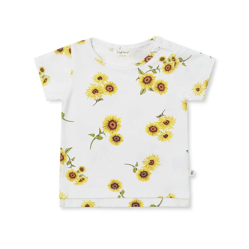 Snuggle Hunny – Organic T-Shirt | Sunflower