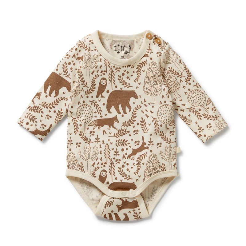 Wilson & Frenchy – Organic Bodysuit | Winter Forest