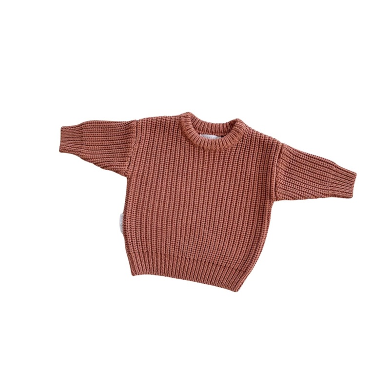 Ziggy Lou – Super Chunky Jumper | Terracotta