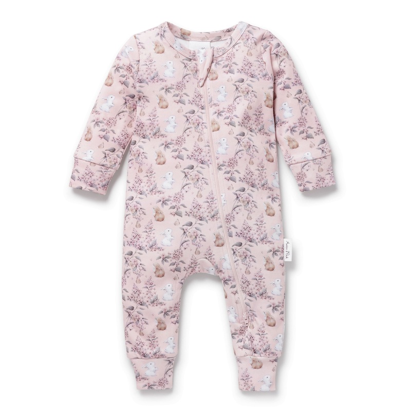 Aster & Oak – Bunny Friends Zip Romper