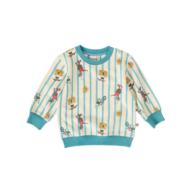 Goldie & Ace – Goldie Squad Relaxed Terry Sweater