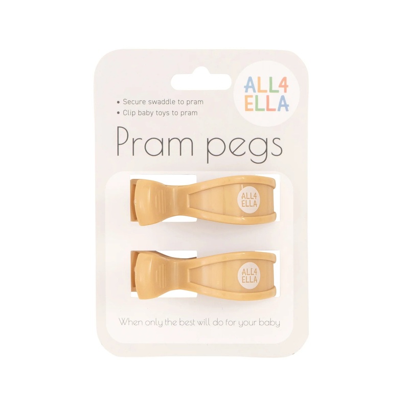 All 4 Ella – Pram Pegs | Sand