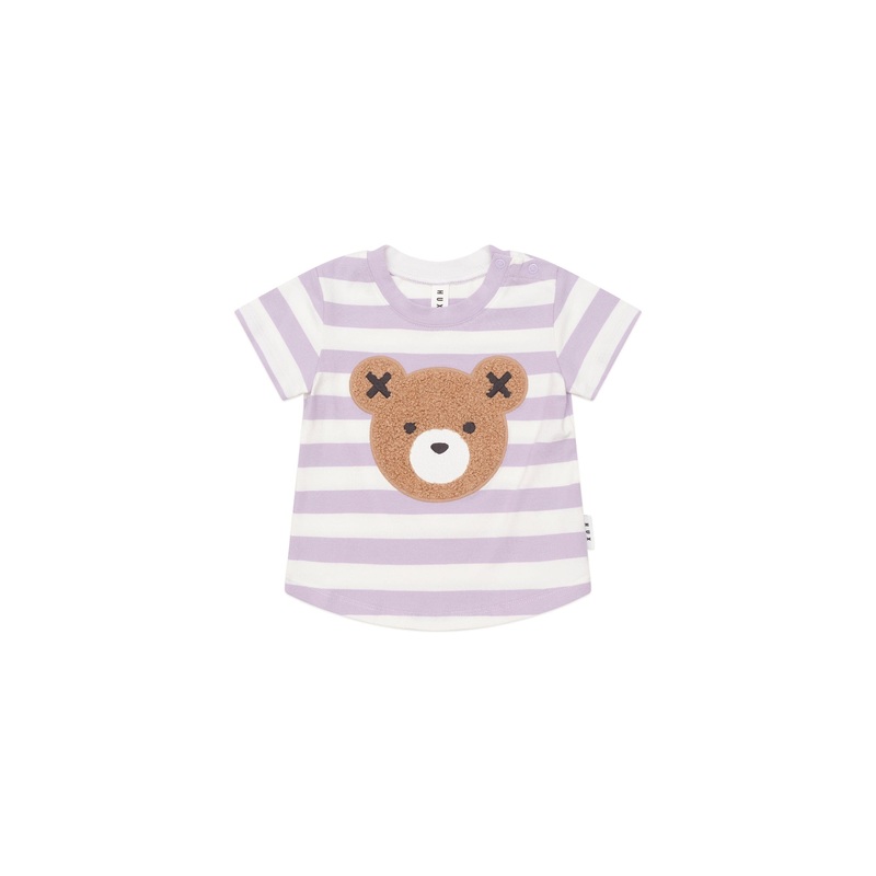 Huxbaby – Furry Hux Orchid Stripe T-Shirt – HB2238W25