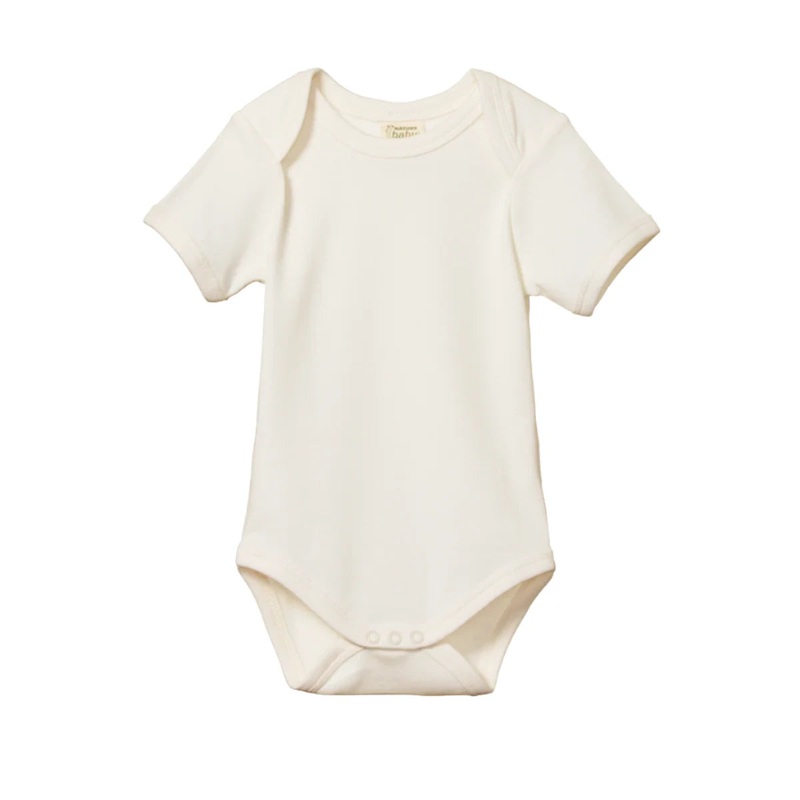 Nature Baby – Short Sleeve Bodysuit | Natural