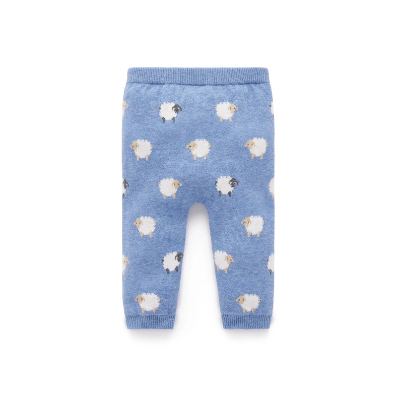 Purebaby – Sheep Jacquard Leggings