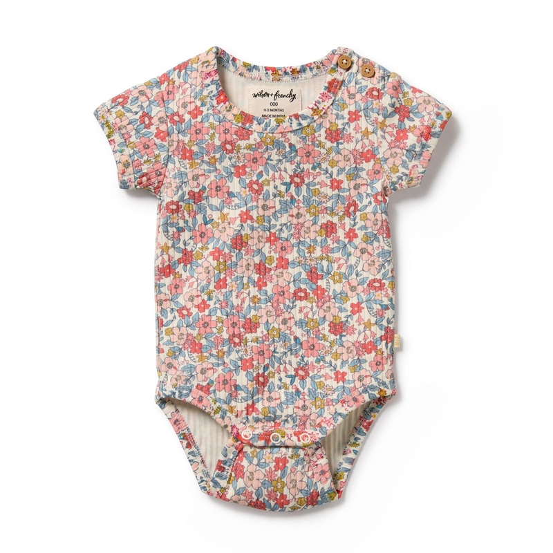 Wilson & Frenchy – Organic Bodysuit | Summer Bloom