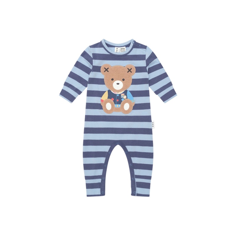 Huxbaby – College Hux Blue Stripe Romper – HB0058W25