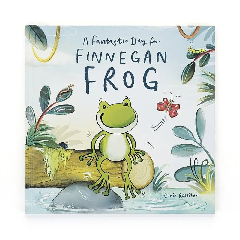 Jellycat – Book | A Fantastic Day for Finnegan Frog – Discontinued