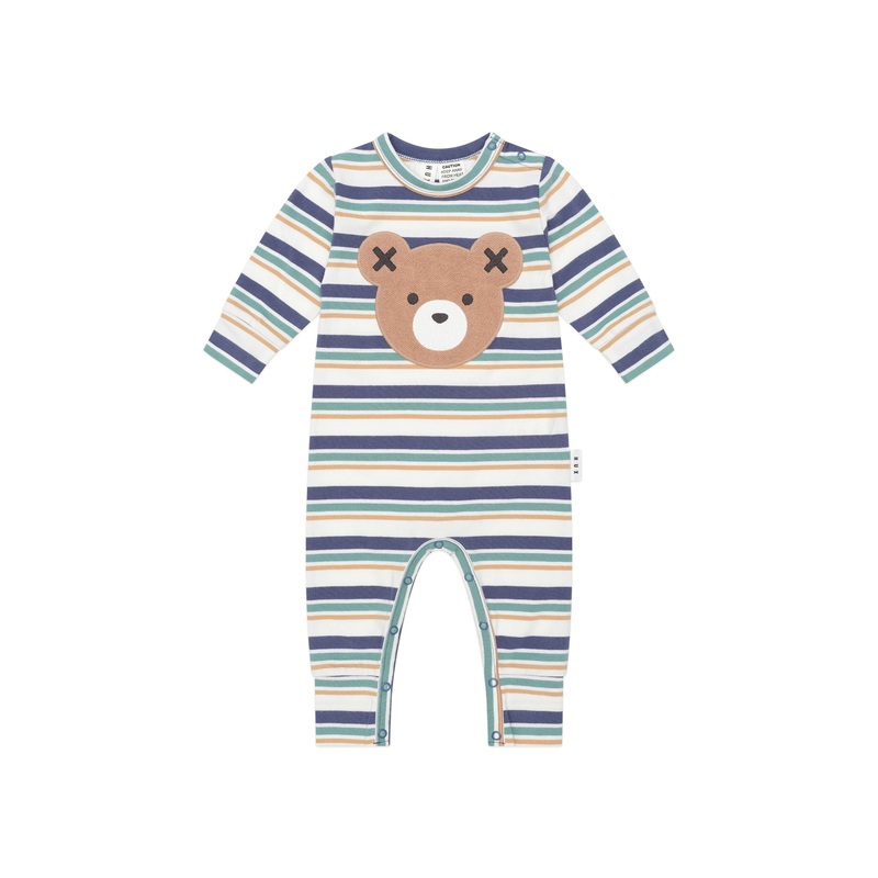 Huxbaby – Multi Stripe Hux Romper – HB0094W25