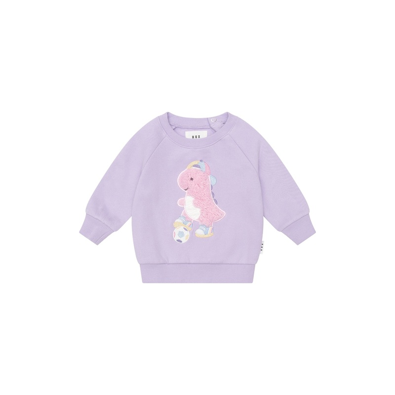 Huxbaby – Orchid Soccersaurus Sweatshirt – HB3271W25
