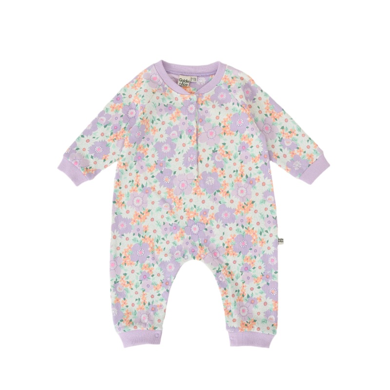 Goldie & Ace – Relaxed Terry Romper | Flora