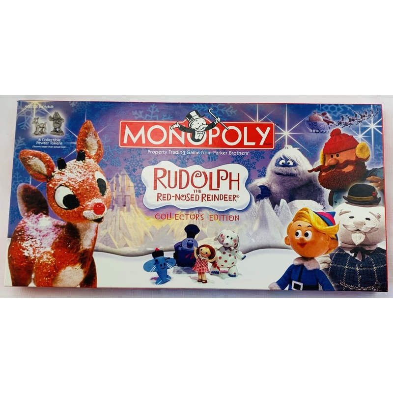 Monopoly: Rudolph the Red-Nosed Reindeer – 2005 – USAopoly – Great Condition