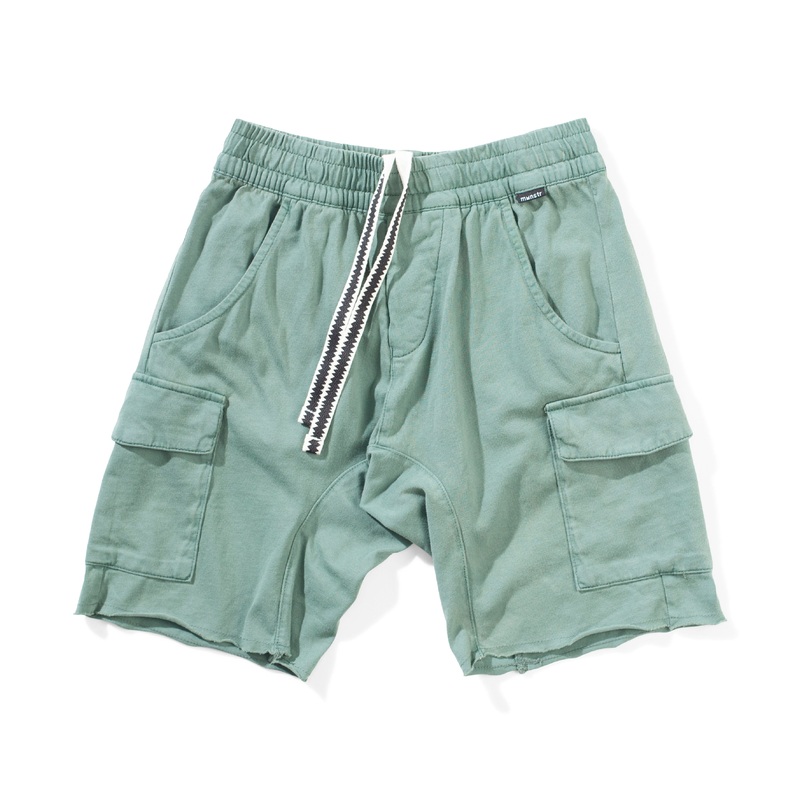 Munster Kids – Fave Cargo Short Washed New Green