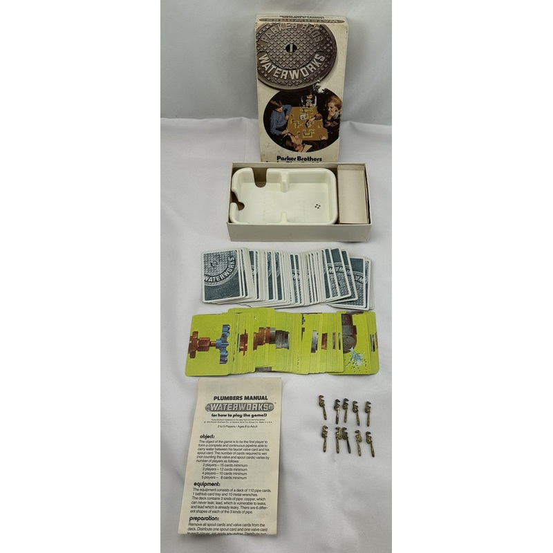 Waterworks Game – 1972 – Parker Brothers – Great Condition