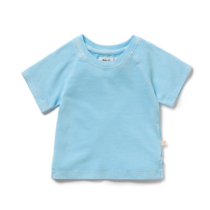 Wilson & Frenchy – Organic Dyed Tee | Sky
