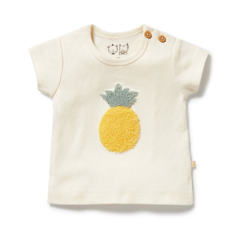 Wilson & Frenchy – Organic Pointelle Tee | Piney Pals