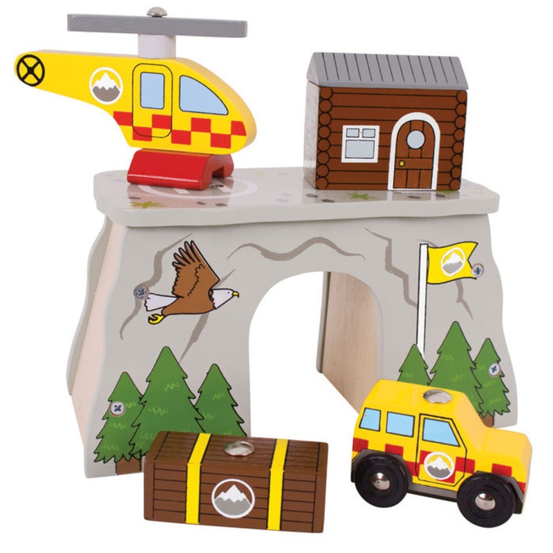 BigJigs Rail Mountain Rescue Set
