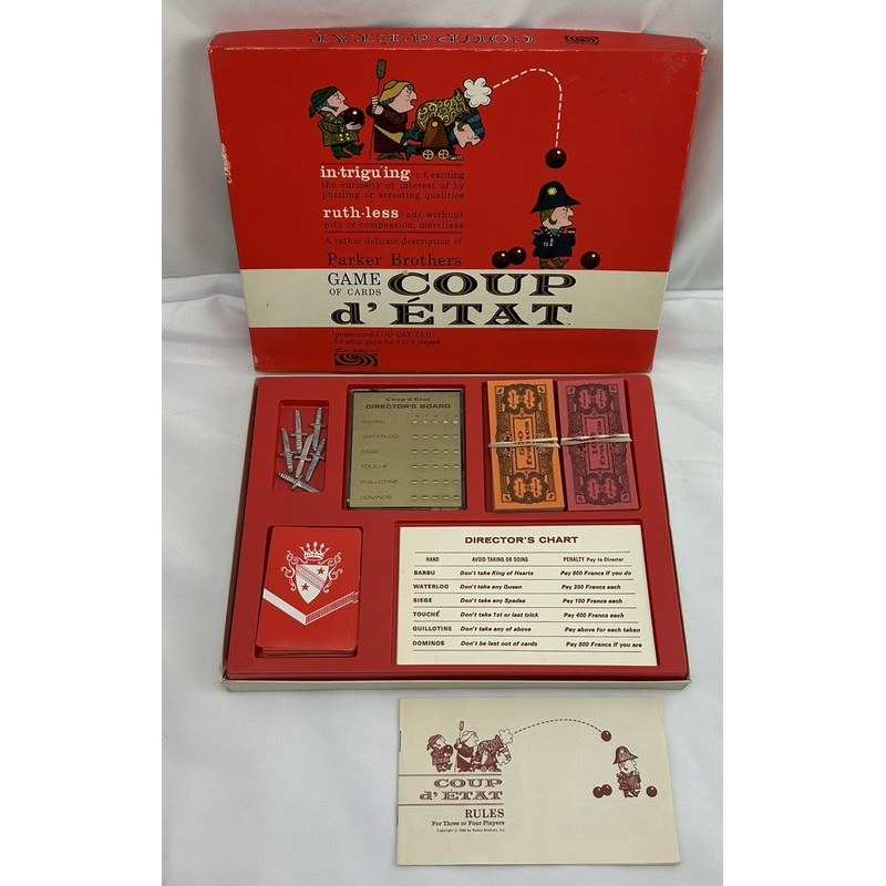 Coup d’Etat Game – 1966 – Parker Brothers – Great Condition