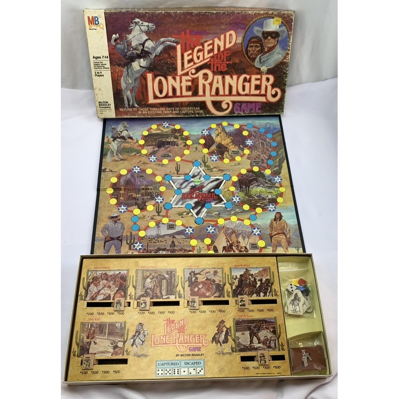 Legend of the Lone Ranger Game – 1980 – Milton Bradley – Good Condition