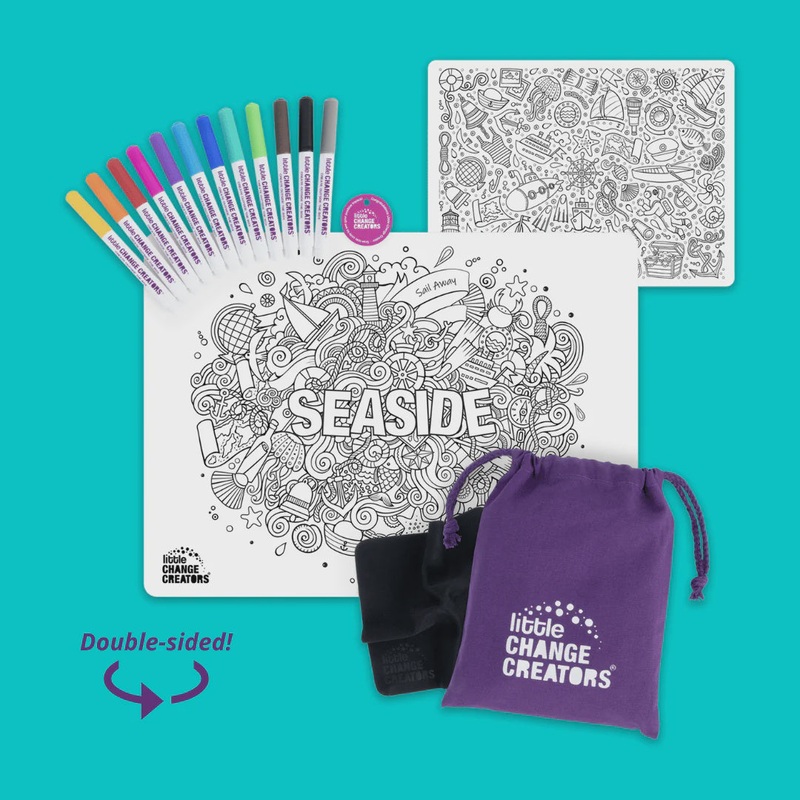 Little Change Creators – Re-Fun-Able Reusable Colouring Set Seaside