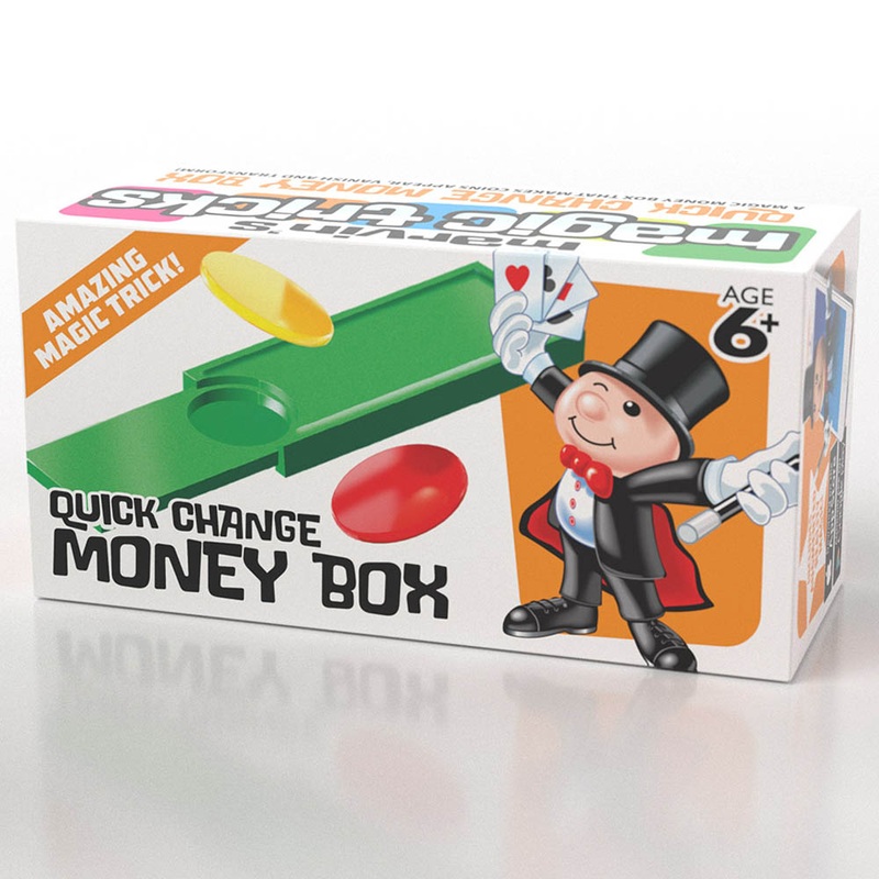 Marvins Magic Quick Change Money Box Mini Magic Trick
