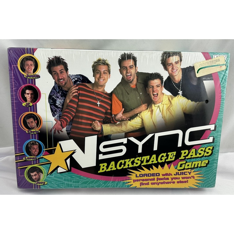 N Sync Backstage Pass Game – 2000 – Patch – New/Sealed