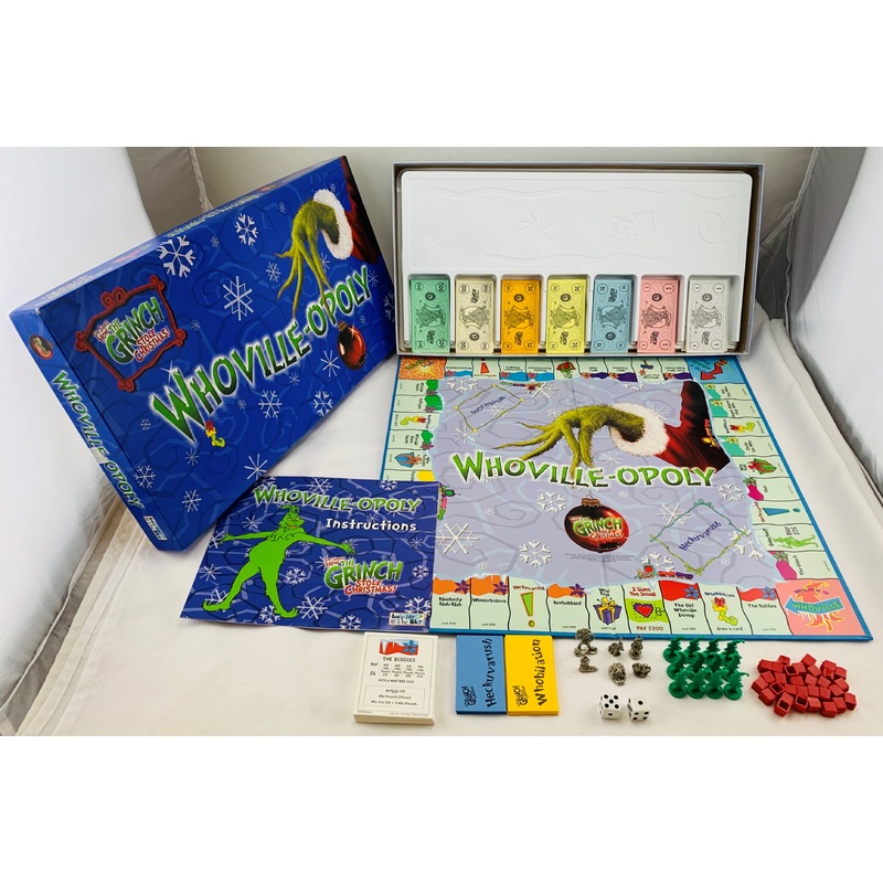 Whoville-Opoly Game – 2000 – USAopoly – Great Condition
