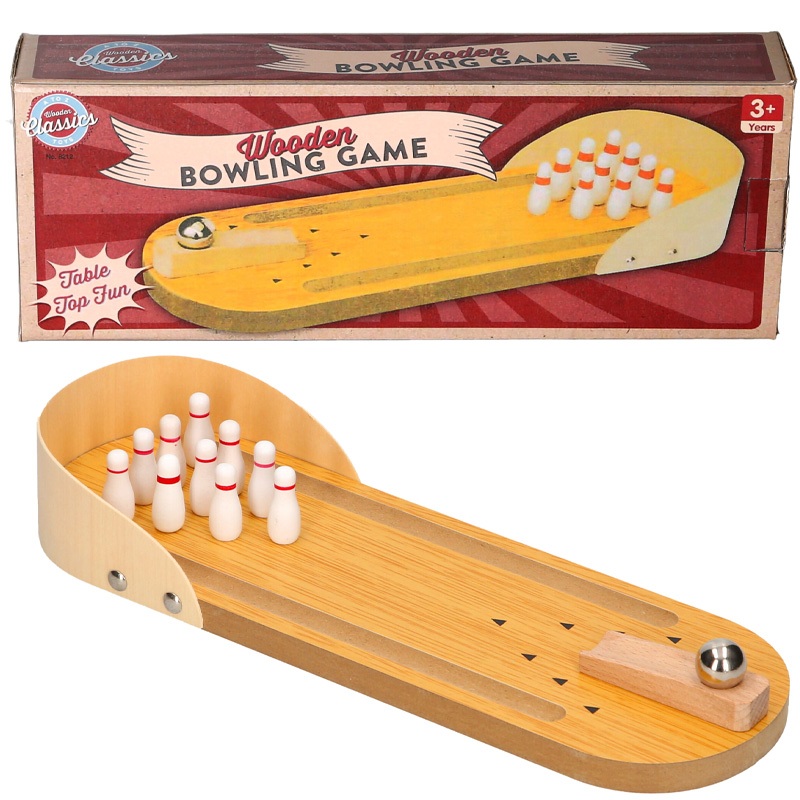Wood Bowling Game