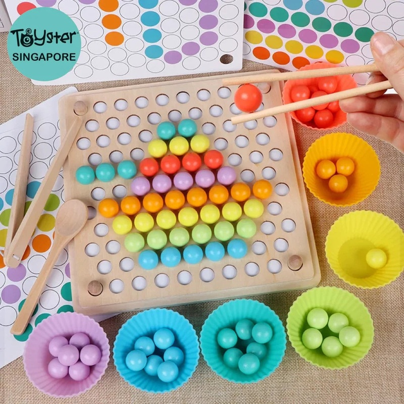 Wooden Beads Game Montessori Educational