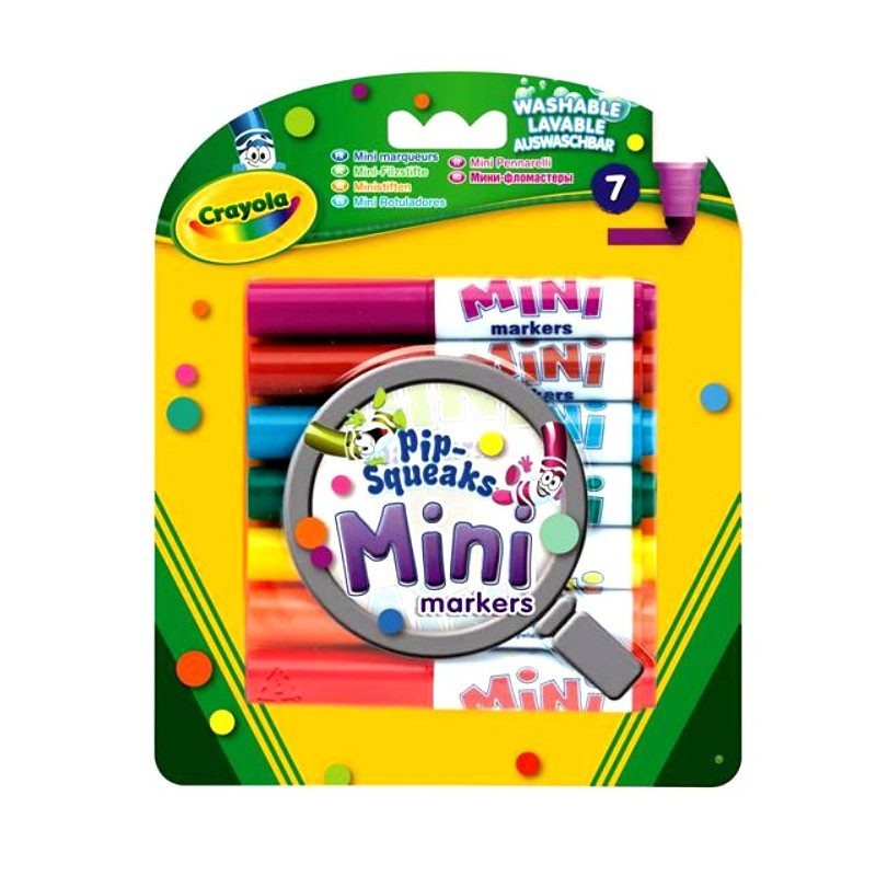 Crayola Pip-Squeaks Mini Markers 7pk