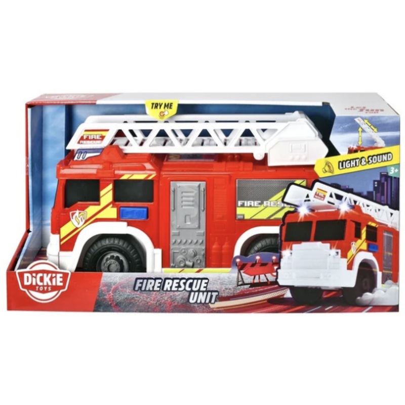 Dickie Toys – Light & Sound Fire Rescue Unit