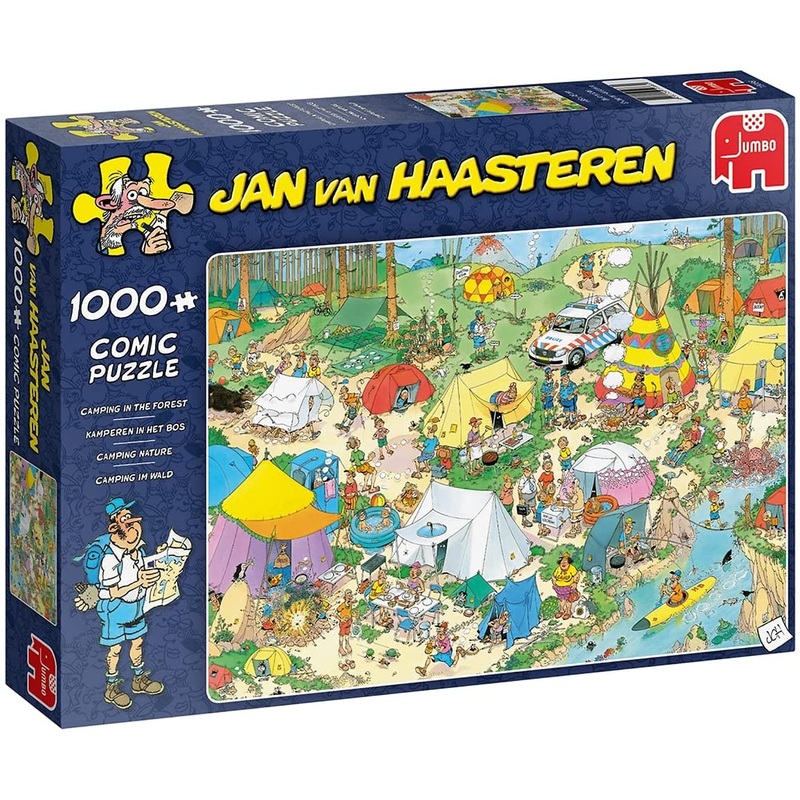 Jan Van Haasteren Camping In The Forest Jigsaw