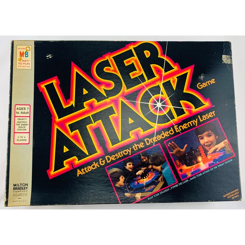 Laser Attack Game – 1978 – Milton Bradley – Great Condition