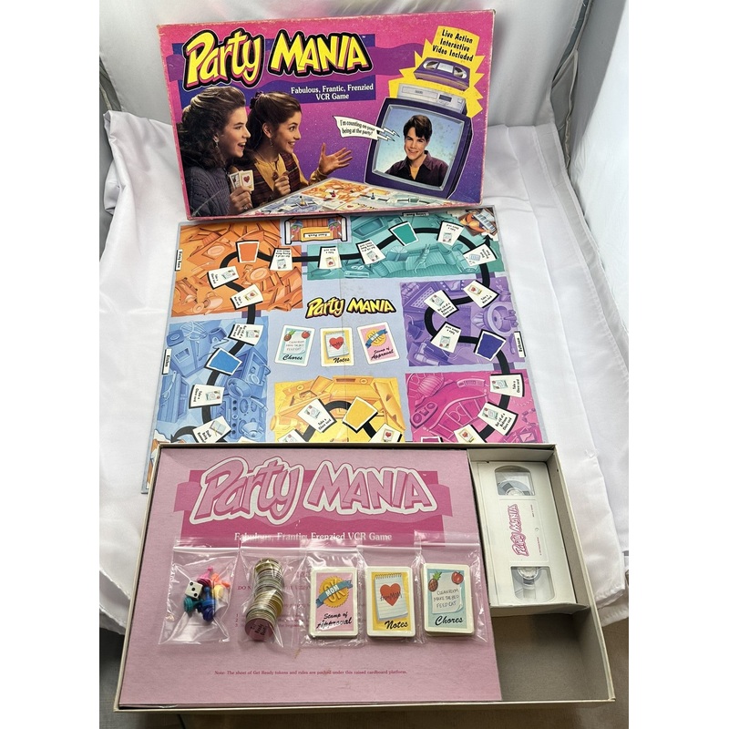 Party Mania Game – 1993 – Parker Brothers – Great Condition