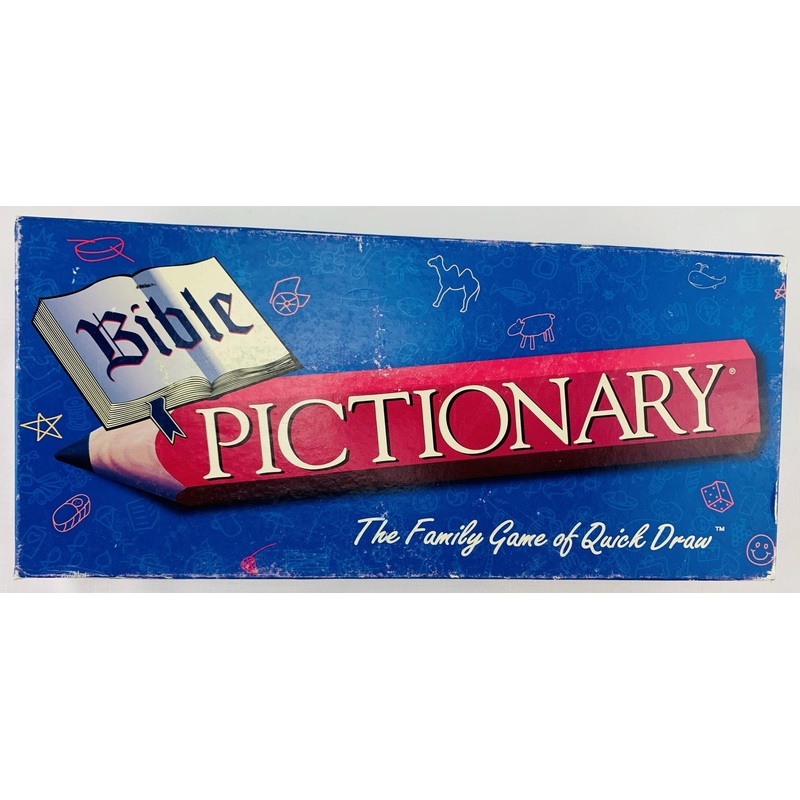 Pictionary Game Bible Edition – 2000 – Great Condition