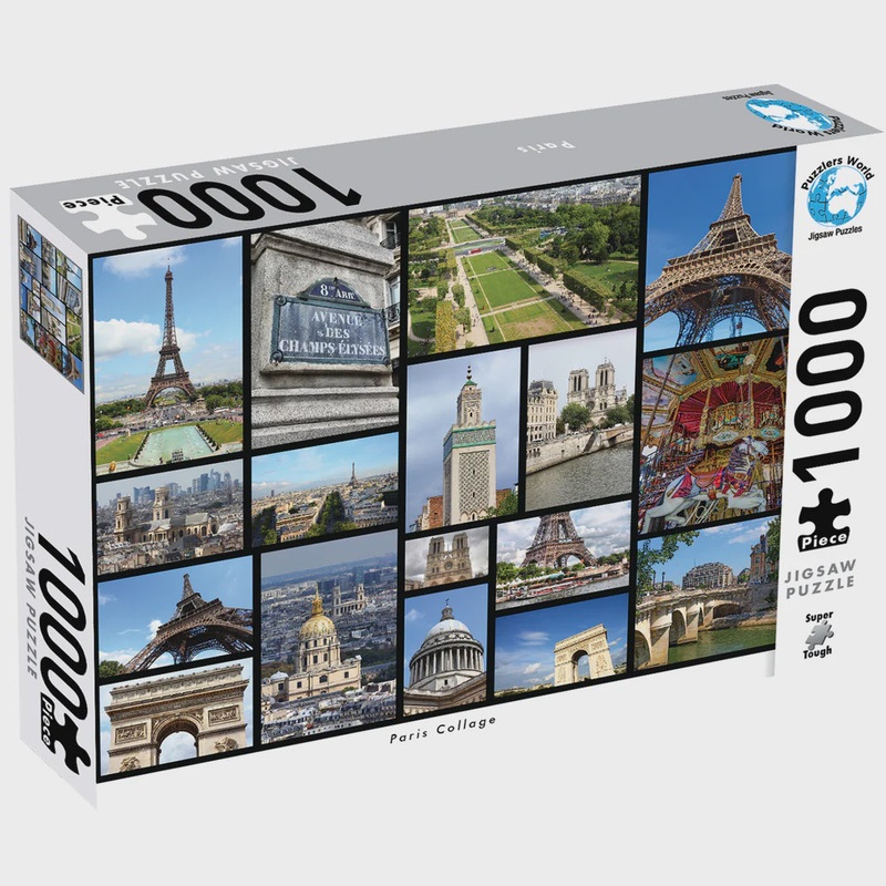 Puzzle Master – Puzzle 1000 piece Paris Collage
