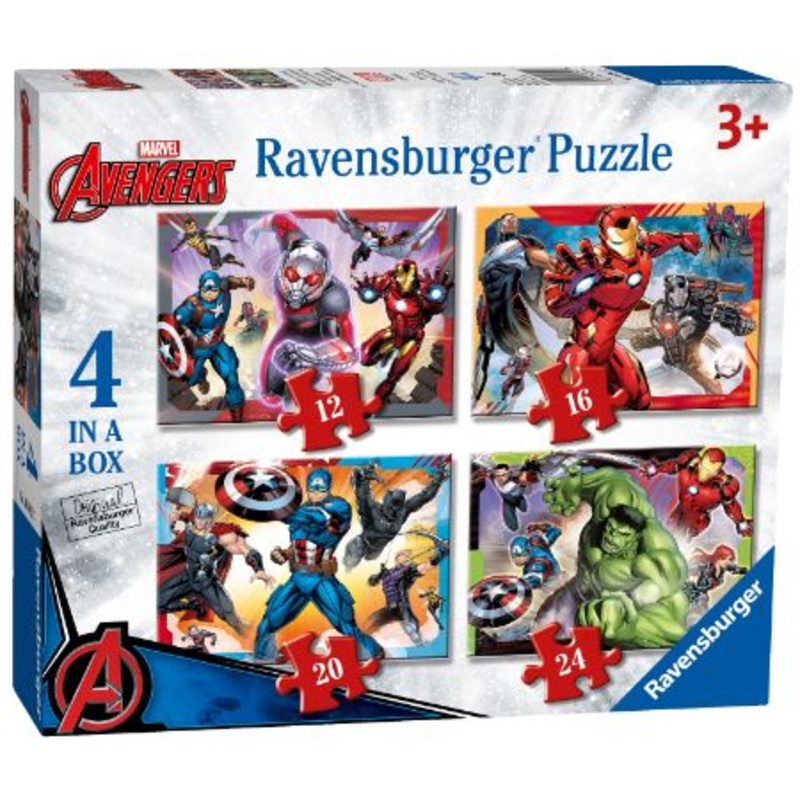 Ravensburger Avengers Assemble 4 In A Box