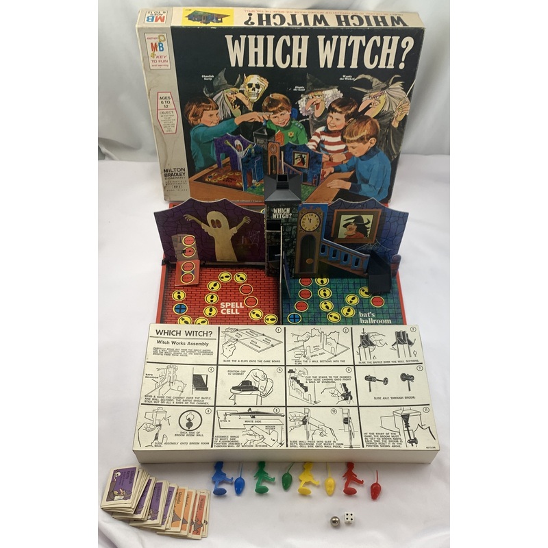 Which Witch? Game – 1970 – Milton Bradley – Great Condition