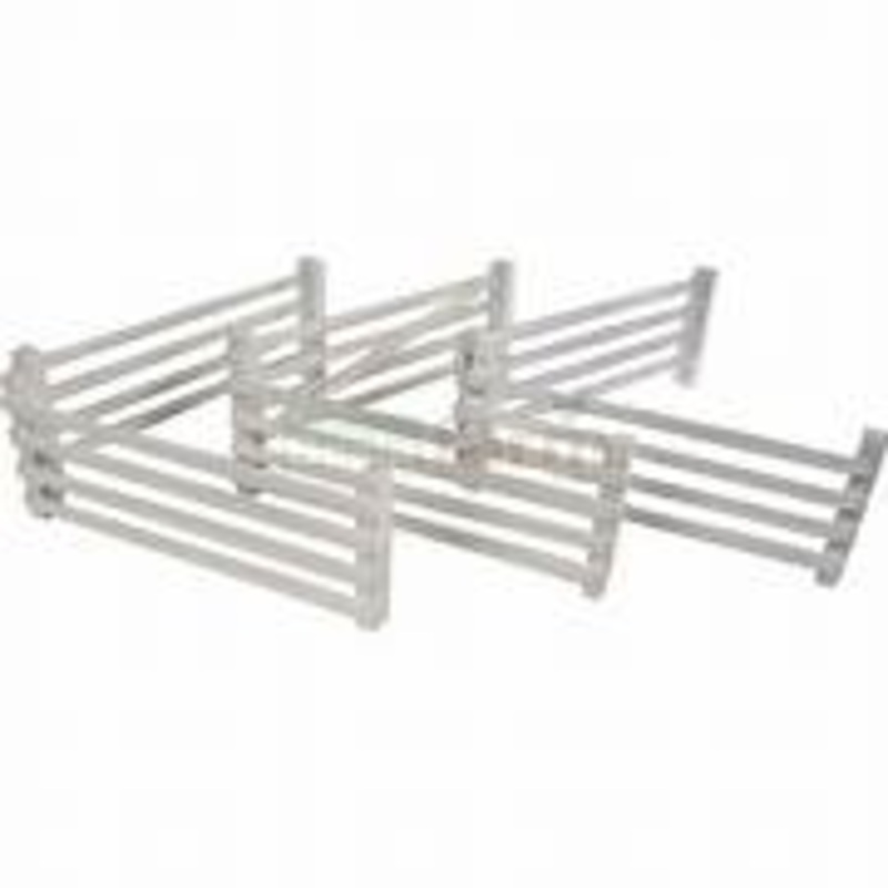 White Fences 4pk  1:24 Scale