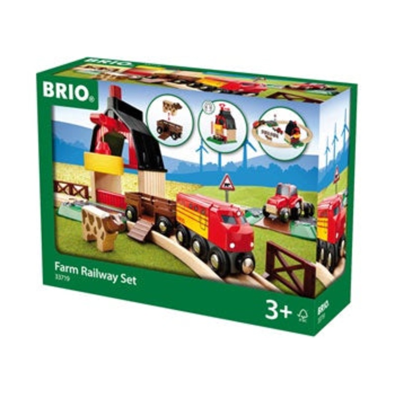 BRIO – Farm Railway Set 20 piece