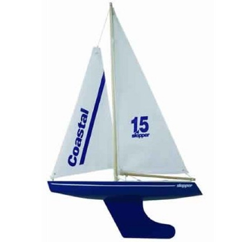 Coastal 15 inch Pond Yacht – Blue Hull